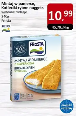 Market Point Mintaj w panierce kotleciki rybne nuggets wybrane rodzaje Frosta oferta