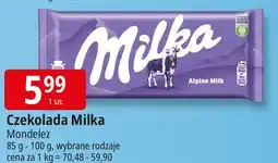 E.Leclerc Czekolada alpine milk Milka oferta
