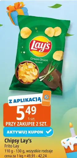 E.Leclerc Chipsy zielona cebulka Lay's oferta