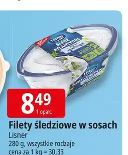 E.Leclerc Filety śledziowe w sosie jogurtowym Lisner oferta