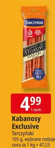 E.Leclerc Kabanosy drobiowe Tarczyński Exclusive oferta