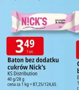 E.Leclerc Baton peanuts n' fudge N!Ck's oferta