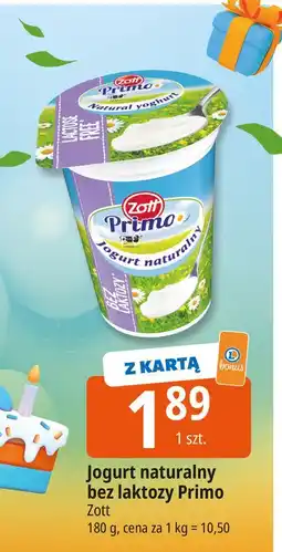E.Leclerc Jogurt naturalny bez laktozy Zott Primo oferta