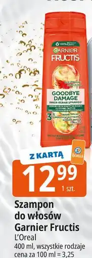 E.Leclerc Szampon wzmacniający z ekstraktem olejku owoców amli Garnier Fructis Goodbye Damage oferta