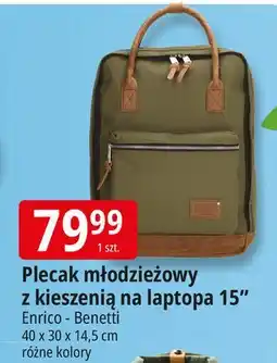 E.Leclerc Plecak na laptop 15 Enrico Benetti oferta