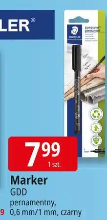 E.Leclerc Marker czarny 1 mm Staedtler oferta