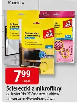 E.Leclerc Ściereczka z mikrofibry do mycia okien Jan Niezbędny oferta