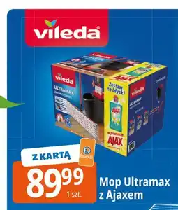E.Leclerc Mop ultramax + wiadro z wyciskaczem 10 l płyn ajax 1 Vileda oferta