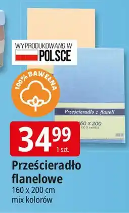 E.Leclerc Prześcieradło flanela 160 x 200 cm oferta