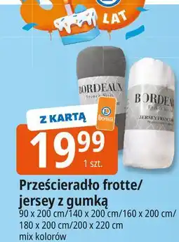 E.Leclerc Prześcieradło jersey z gumką 90 x 200 cm oferta