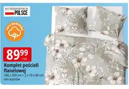 E.Leclerc Komplet pościeli z flaneli 160 x 200 cm + 2 szt 70 80 Polska Platforma Tekstylna oferta