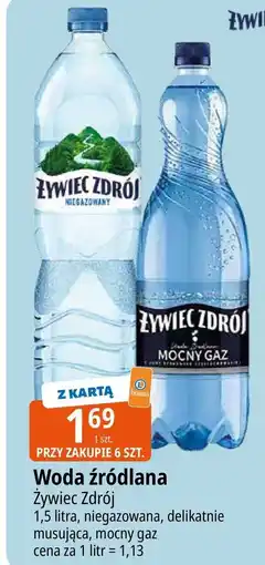 E.Leclerc Woda delikatnie musująca Żywiec Zdrój oferta