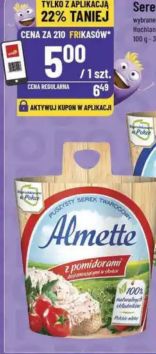 Polomarket Serek Almette z pomidorami oferta