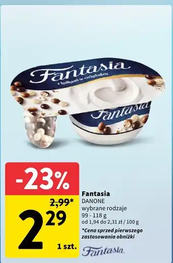 Intermarche Jogurt Fantasia Danone oferta