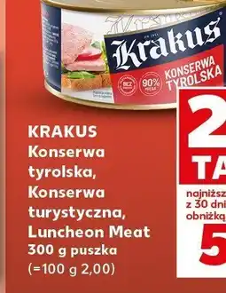 Kaufland Konserwa tyrolska Krakus oferta