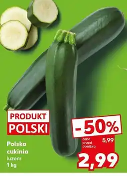 Kaufland Cukinia polska 1 kg Kaufland oferta