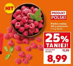 Kaufland Maliny polskie 1 opak. Kaufland oferta