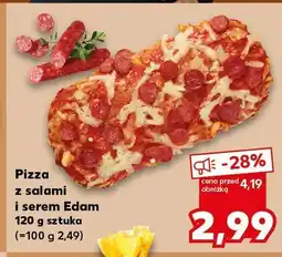 Kaufland Pizza z salami i serem Edam Kaufland oferta