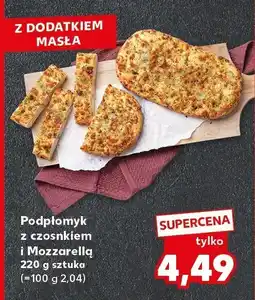 Kaufland Podpłomyk z czosnkiem i mozzarellą Kaufland oferta