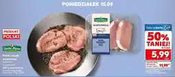 Kaufland Schab wieprzowy bez kości w plastrach Kaufland oferta