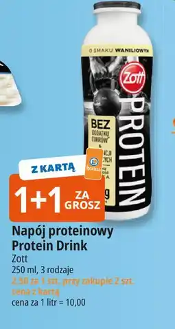 E.Leclerc Napój proteinowy waniliowy Zott Protein oferta