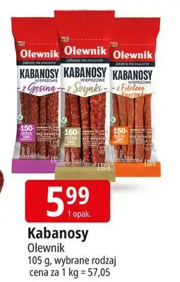 E.Leclerc Kabanosy z filetem kurczaka Olewnik oferta