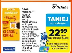 Carrefour Kawa mielona Family Tchibo oferta