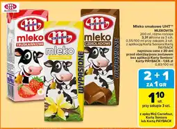 Carrefour Mleko smakowe UHT Mlekovita oferta