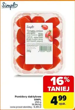 Carrefour Pomidory daktylowe Simpl oferta