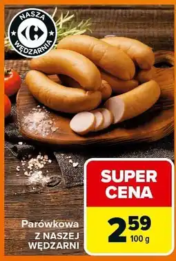 Carrefour Kiełbasa parówkowa Nasza Wędzarnia oferta