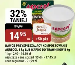 bi1 Nawóz przyspieszający kompostowanie agrecol lub wapno do trawników oferta