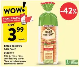 Intermarche Chleb tostowy dan cake oferta