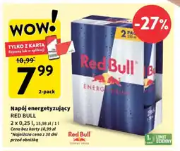 Intermarche Napój energetyzujący red bull oferta