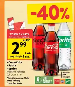 Intermarche Coca-Cola / Fanta / Sprite oferta