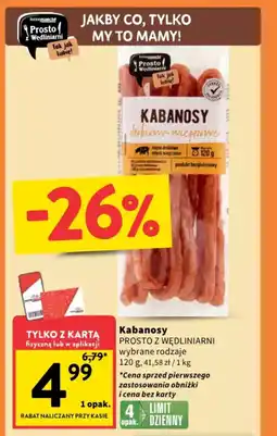 Intermarche Kabanosy prosto z wędliniarni oferta