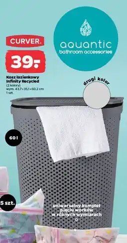 Netto Kosz na pranie infinity 60 l Curver oferta