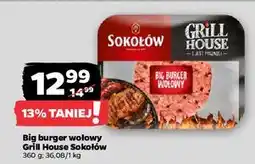 Netto Big burger wołowy Sokołów Grill House oferta