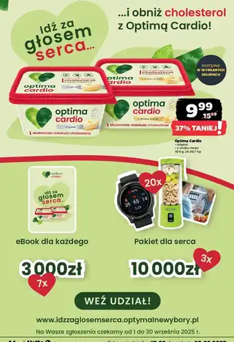 Netto Margaryna Optima Cardio O Smaku Masła oferta