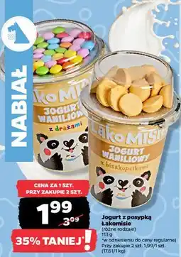 Netto Jogurt waniliowy z drażami Łakomisie oferta