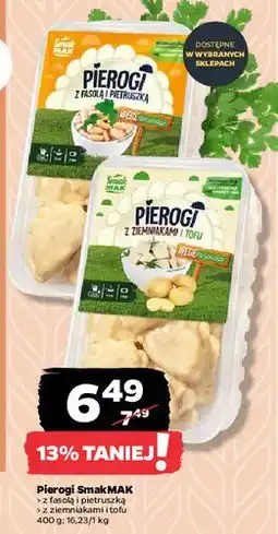 Netto Pierogi vege z ziemniakami i tofu Smak Mak oferta
