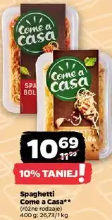 Netto Spaghetti carbonara Come A Casa oferta