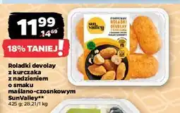 Netto Roladki devolay z kurczaka nadzieniem maślano-czosnkowym Sun Valley oferta