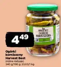 Netto Ogórki korniszony z ziołami Harvest Best oferta