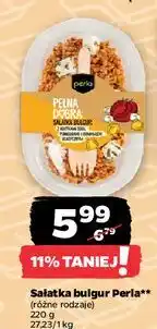 Netto Sałatka z kaszą bulgur pomidorami i hummusem klasycznym Perla oferta