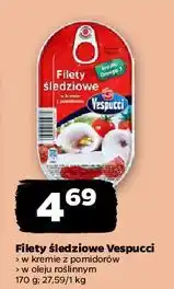 Netto Filety śledziowe w oleju Vespucci oferta
