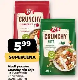 Netto Musli crunchy z truskawkami Bruggen Nju Bajt oferta