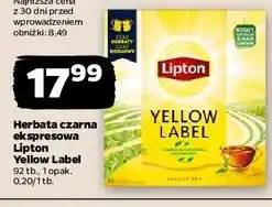 Netto Herbata Lipton Yellow Label Tea oferta