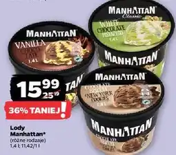 Netto Lody chocolate biscut Manhattan (Nestle) oferta