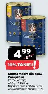 Netto Karma dla psa wołowina Competina oferta