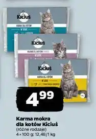 Netto Karma dla kota z indykiem i cielęciną Kiciuś oferta